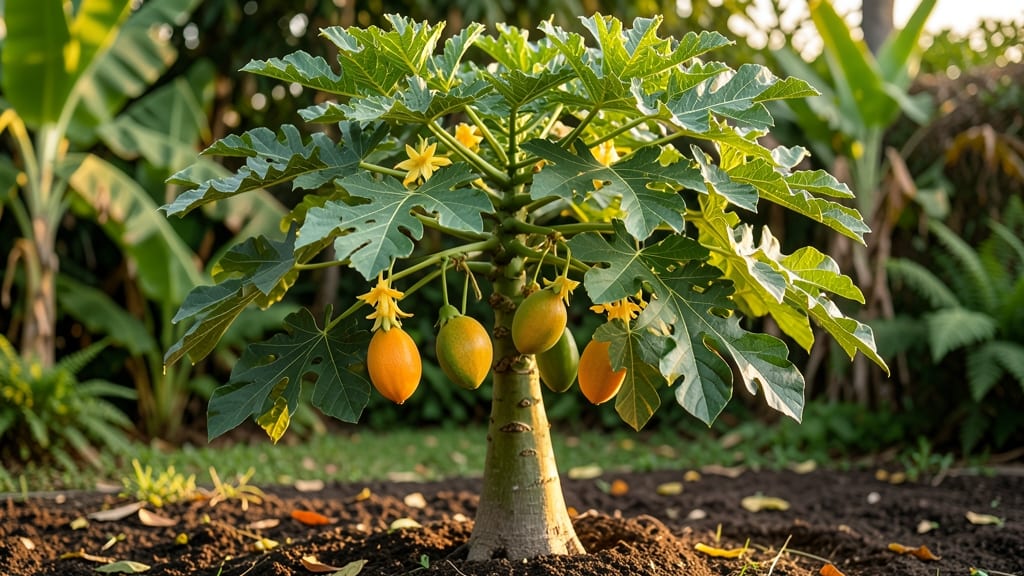 How Tall Do Papaya Trees Grow: Fastest Varieties & Space Needs