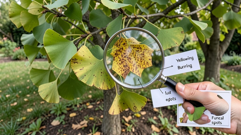 Ginkgo Tree Leaf Problems: Yellowing, Curling, and Spotting Fixes