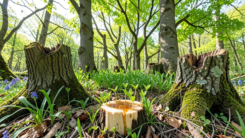 Coppicing for Multi-Stemmed Woodland Habitats