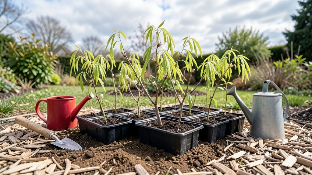 Weeping Cherry Tree Seedlings: Cold-Stratified Sprouts for Graceful Branching