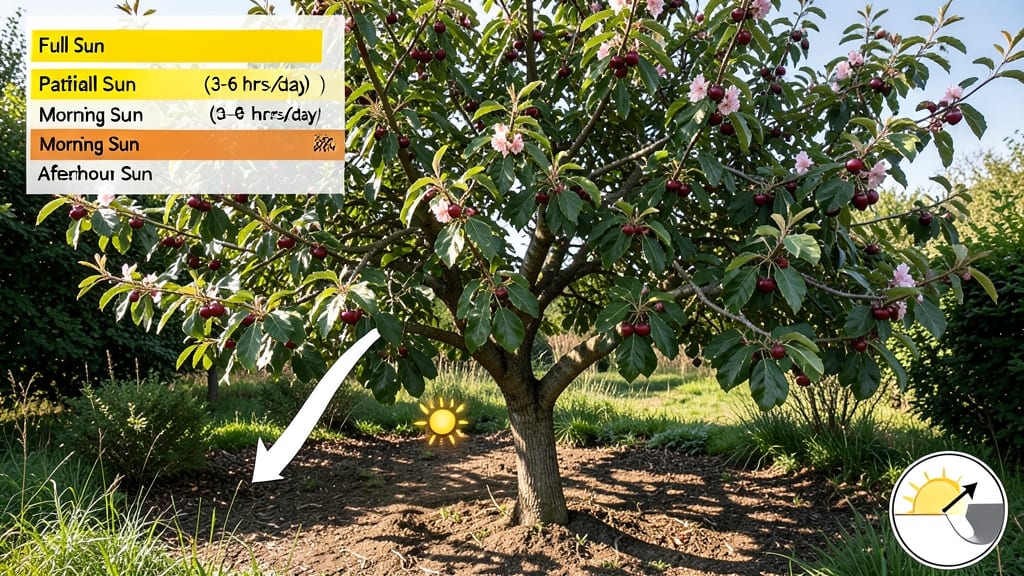 How Much Sunlight Does a Cherry Tree Need: 6+ Hours Daily for Peak Fruit Production