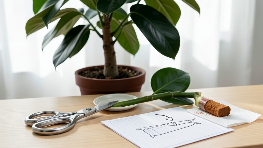 How to Stop Your Rubber Tree Growing Too Tall: Precision Pruning for Compact Growth