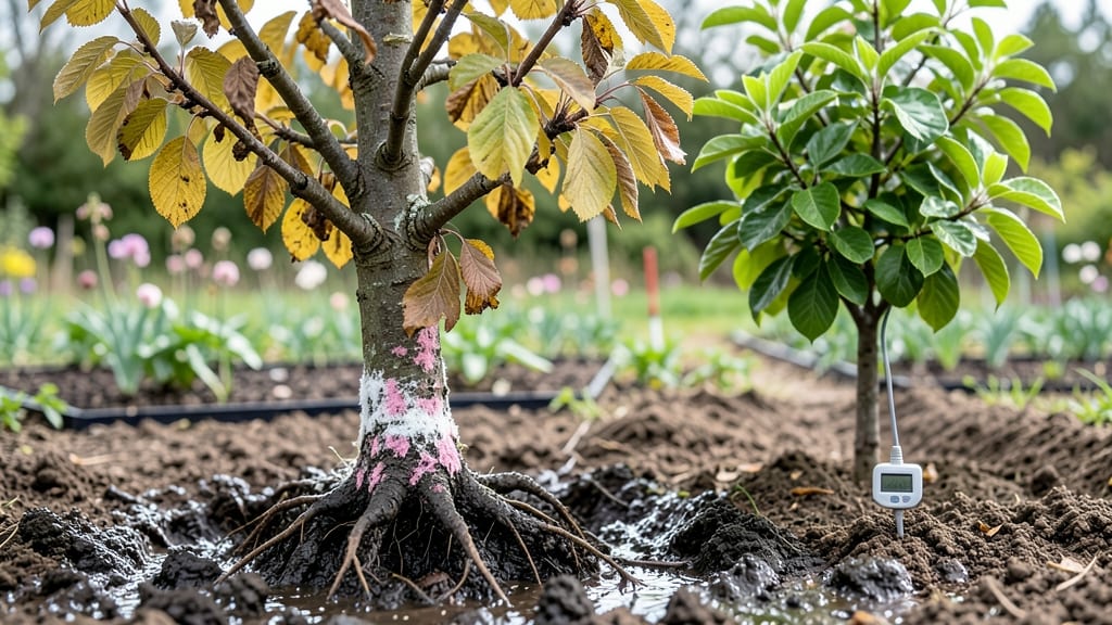 Cherry Tree Too Much Water: Root Rot Rescue With Pruning and Drainage Fixes