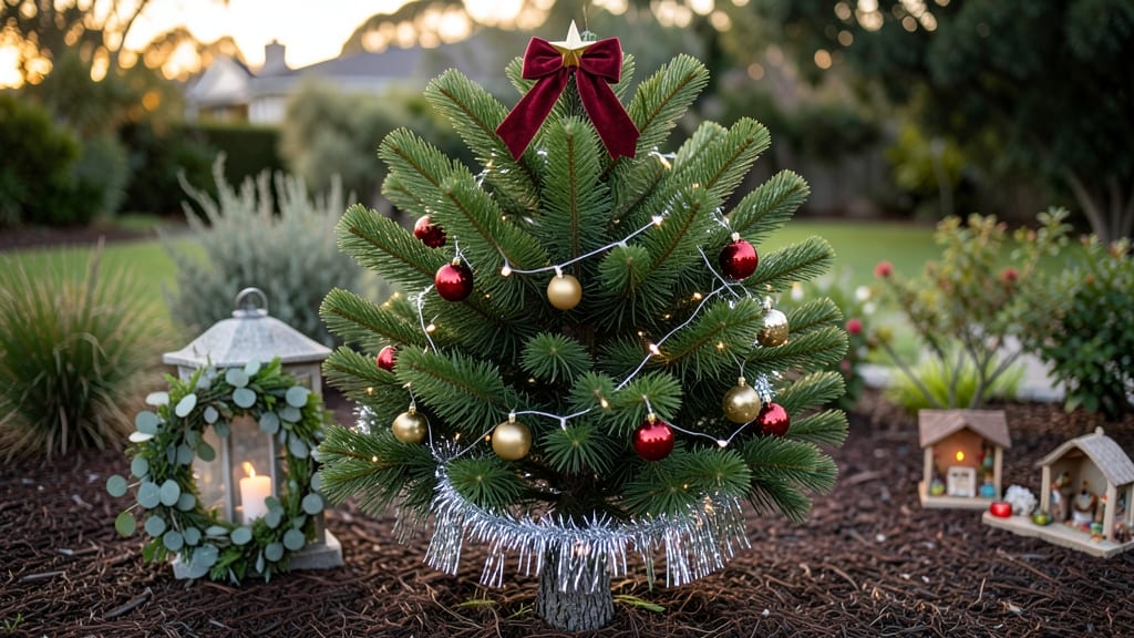 Christmas Tree Outside House: Year-Round Elegance With Pruning Hacks