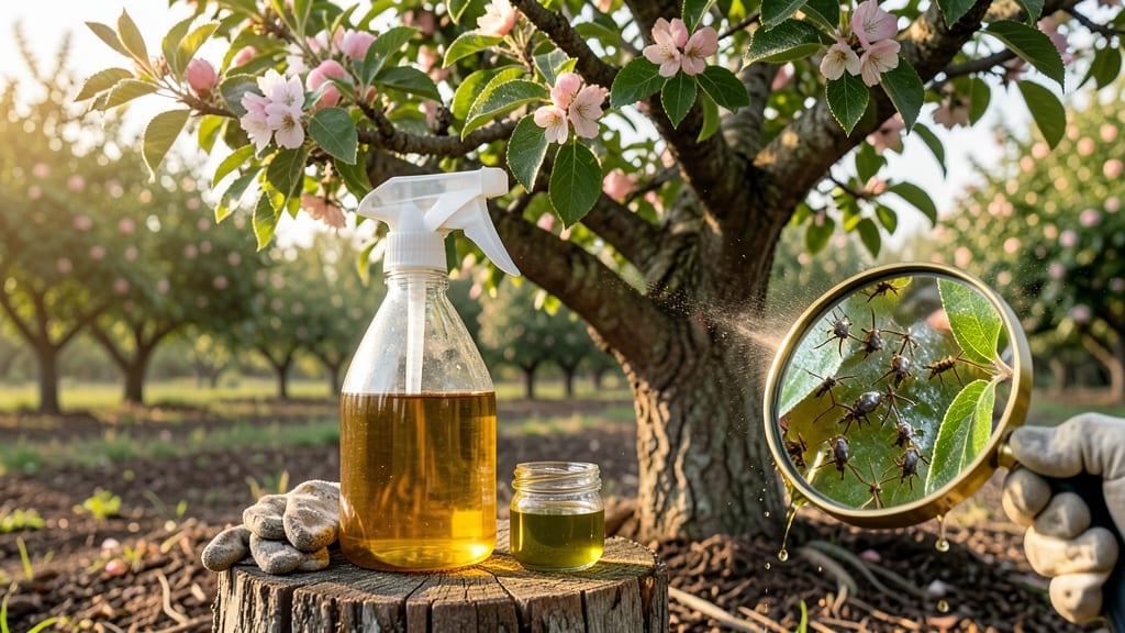 Fruit Tree Oil Spray: Neem-Based Blight Defense in 30 Seconds