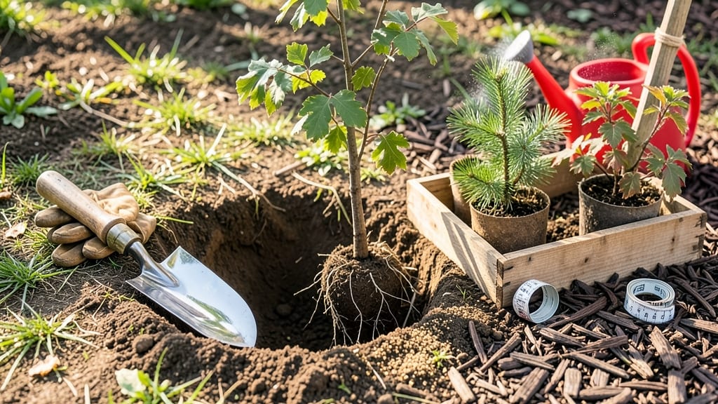 How to Plant Tree Seedlings: Layered Soil Secrets for Strong Root Start