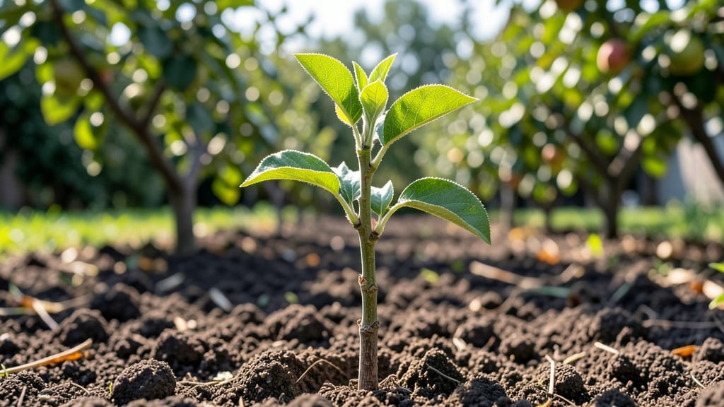 Nectarine Tree Sprout: Cold-Stratified Germination in 6 Weeks