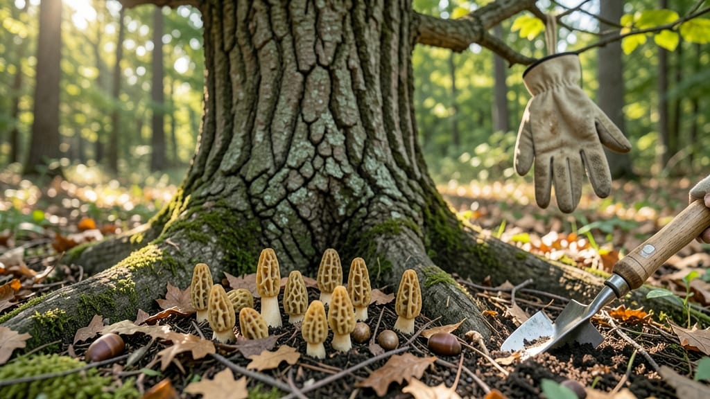 What Trees Do Morel Mushrooms Grow By: Common Host Species and Foraging Tips