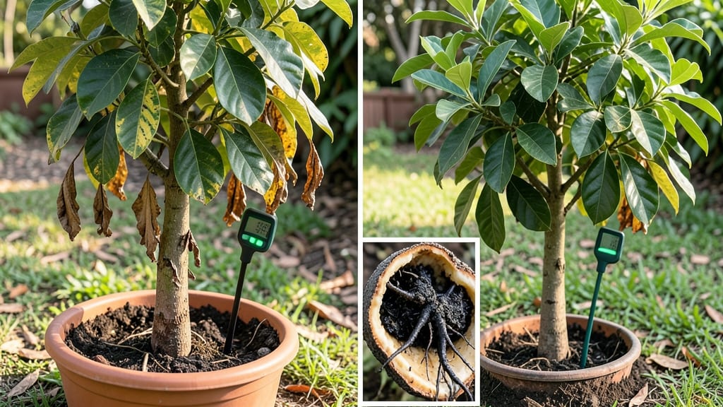 What Does an Overwatered Avocado Tree Look Like: Yellowing Leaves and Drooping Canopy Revealed
