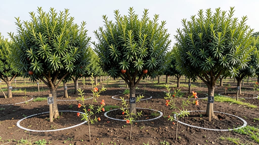 Pomegranate Tree Spacing: Proven Distances for Optimal Fruit Yield