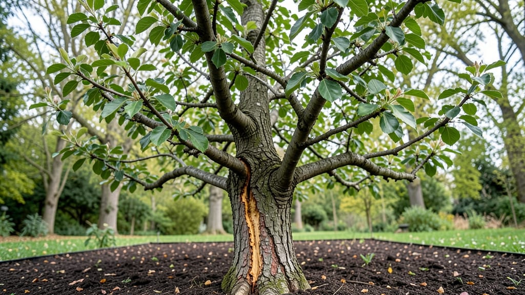 Cherry Tree Split Bark: Emergency Repair for Deep Cracks and Structural Safety
