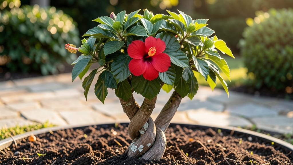 Hibiscus Braided Tree Height: How to Control Growth by Pruning Techniques