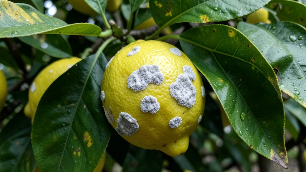 White Fungus from Citrus Scab Infection