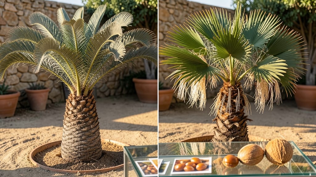 Is Palm Tree and Date Tree the Same: Key Differences in Species, Growth, and Fruit