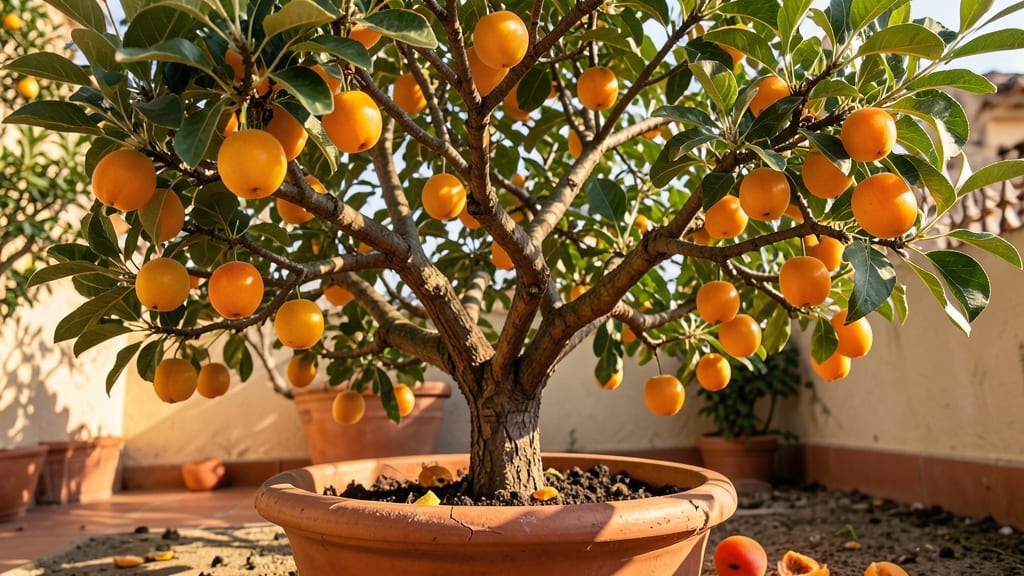 Apricot-Plum Aprium Trees