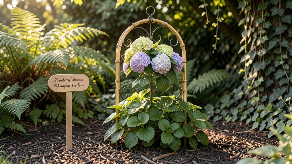 Strawberry Vanilla Hydrangea Tree Form: Year-Round Fragrance and Floral Drama
