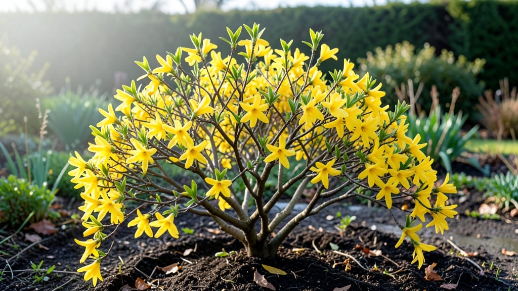 Forsythia Tree Form: Sculpted Branches for Year-Round Graceful Structure