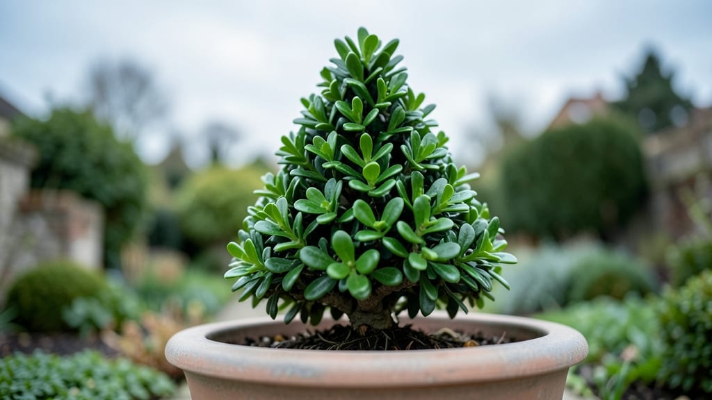 Boxwood Christmas Tree Topiary